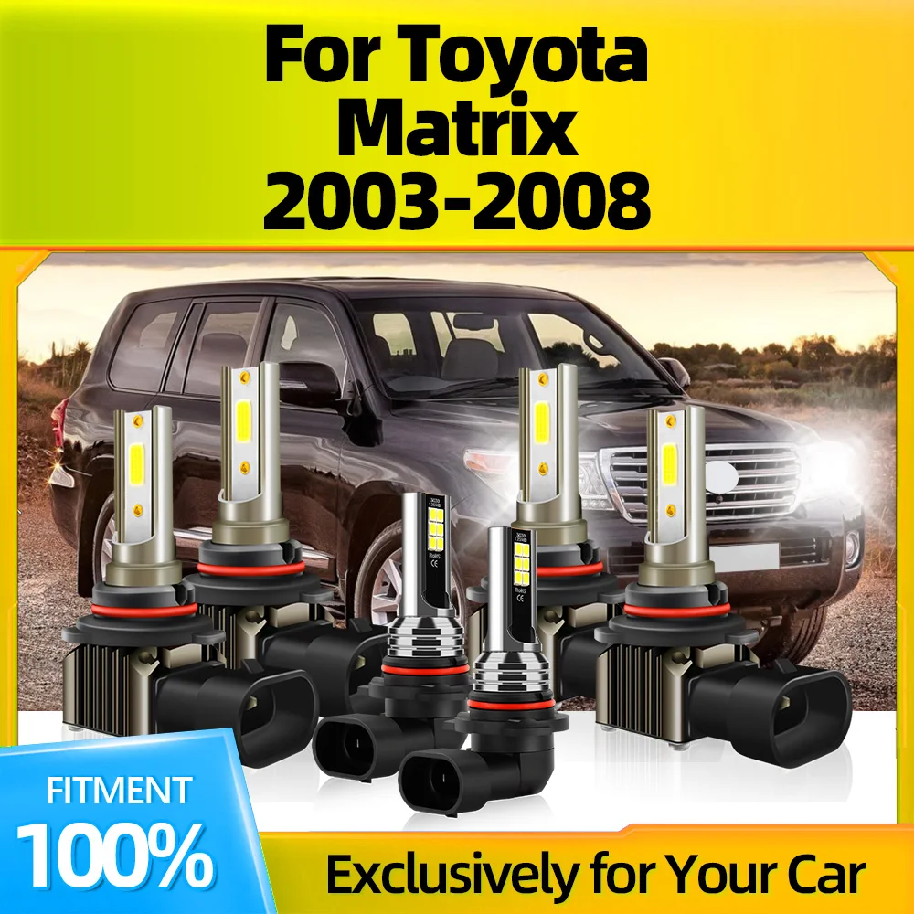 2/6Pcs LED Car Headlight CANBUS 60W 18000LM 9005 9006 Fog Light Auto Bulbs 6000K For Toyota Matrix 2003 2004 2005 2006 2007 2008
2/6Pcs LED Car Headlight CANBUS 60W 18000LM 9005 9006 Fog Light Auto Bulbs 6000K For Toyota Matrix 2003 2004 2005 2006 2007 2008