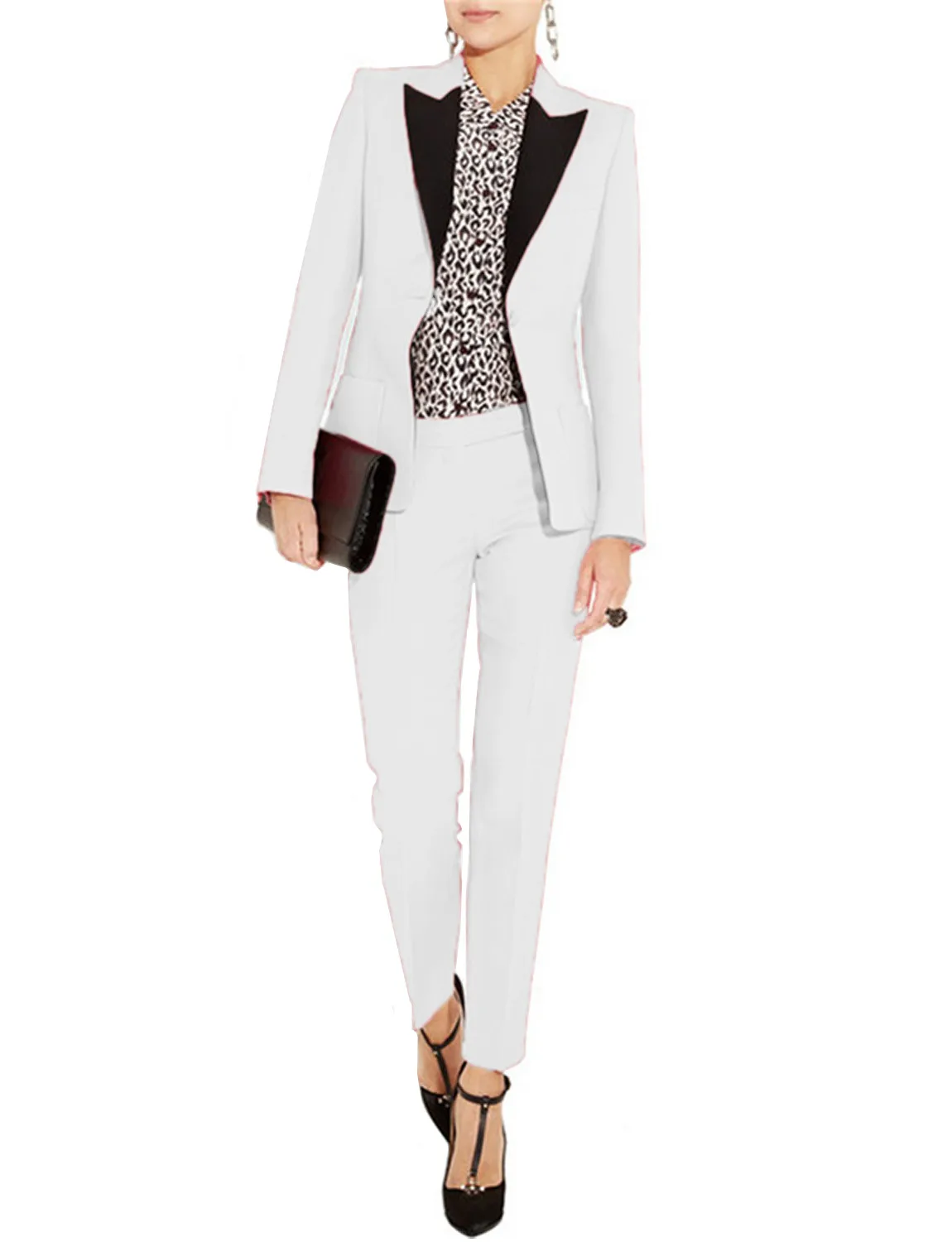 Womens Business Suits Female Office Uniform Ladies Trouser Suits Formal Womens Tuxedo Slim 2 Piece Set Blazer
Womens Business Suits Female Office Uniform Ladies Trouser Suits Formal Womens Tuxedo Slim 2 Piece Set Blazer