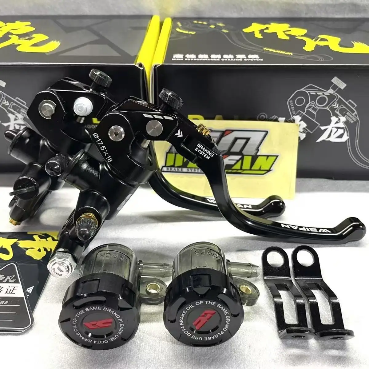 Universal Motorcycle L16/R17.5mm Adjustable Folded Brake Clutch Pump lever Radial Master Cylinder 22mm For Yamaha Honda Kawasaki
Universal Motorcycle L16/R17.5mm Adjustable Folded Brake Clutch Pump lever Radial Master Cylinder 22mm For Yamaha Honda Kawasaki