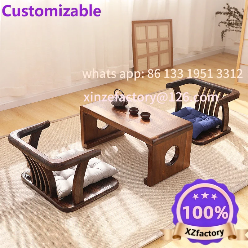 Customizable Japanese Solid Wood Tatami Chair Meditation Stool with Backrest for Tea Ceremony Zen Style Armchair for Balcony or
Customizable Japanese Solid Wood Tatami Chair Meditation Stool with Backrest for Tea Ceremony Zen Style Armchair for Balcony or