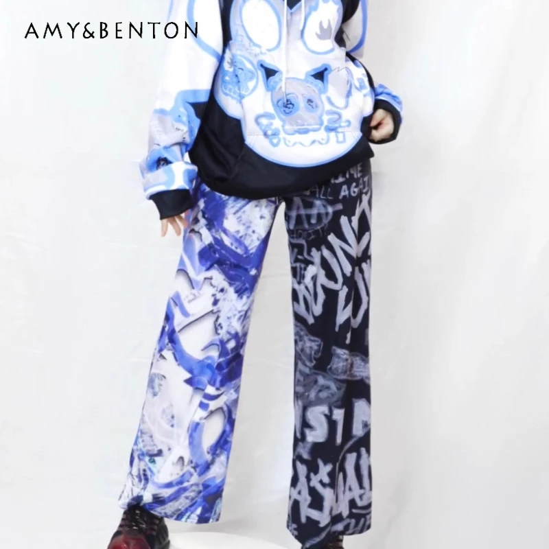 New Japanese Women's Trousers Original Y2k Personality Cool Slacks Streetwear Loose Versatile Summer Thin Wide-leg Pants Ladies
New Japanese Women's Trousers Original Y2k Personality Cool Slacks Streetwear Loose Versatile Summer Thin Wide-leg Pants Ladies