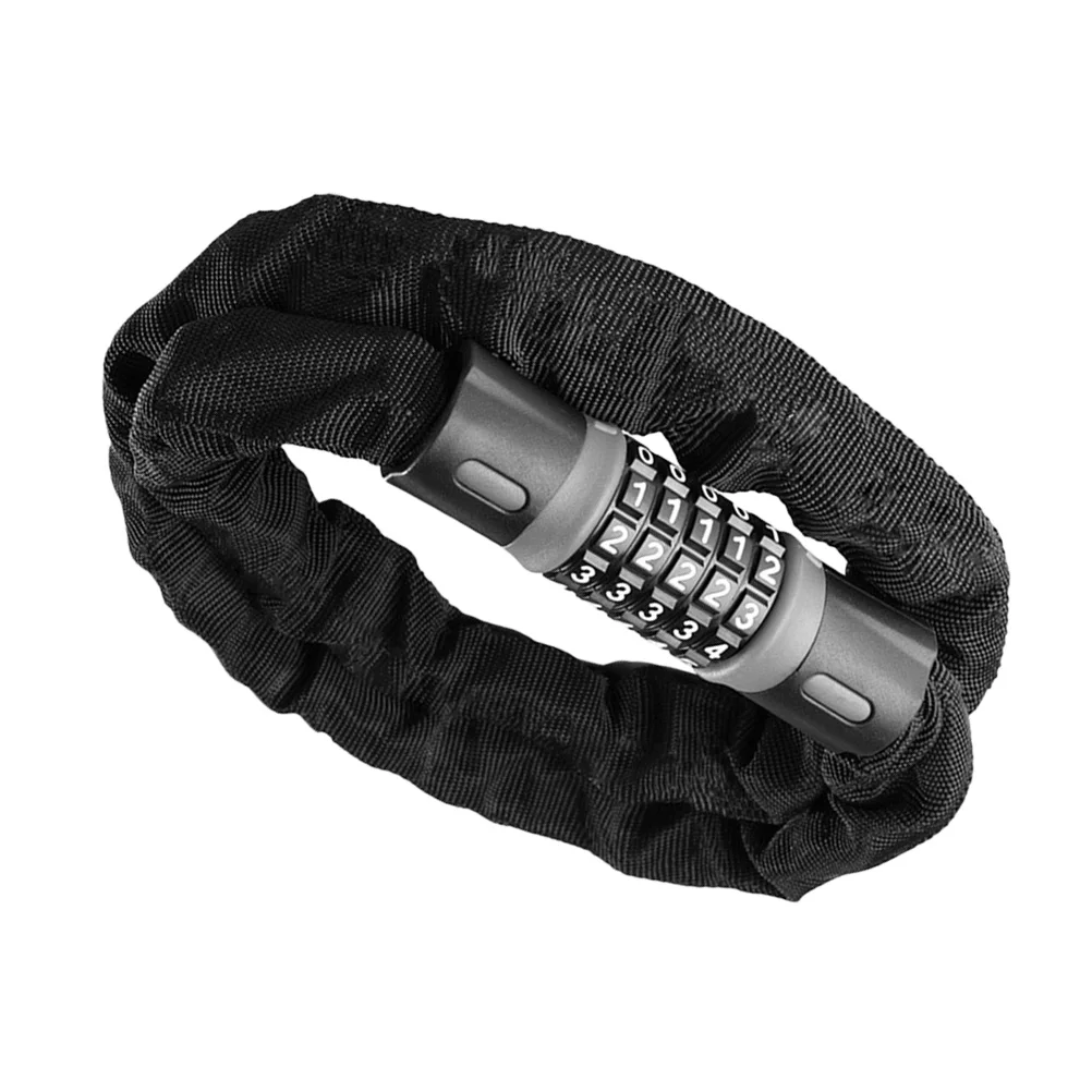 Heavy Duty 5- Combination Chain Lock High Security Anti-Theft Resettable Bike Lock for Motorcycle Skateboards Sports
Heavy Duty 5- Combination Chain Lock High Security Anti-Theft Resettable Bike Lock for Motorcycle Skateboards Sports