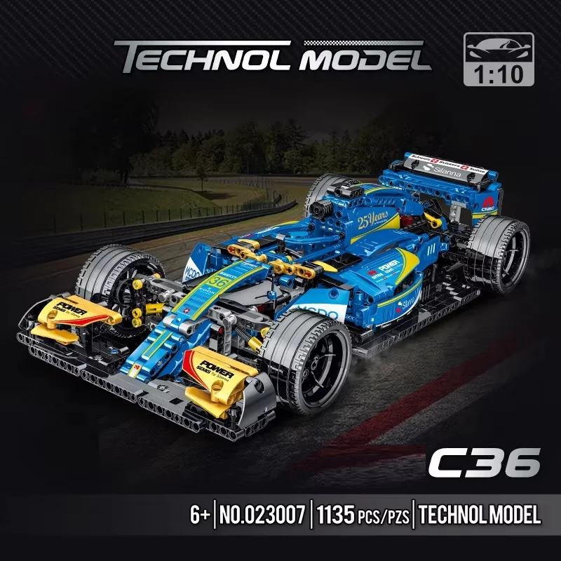 1135pcs Technical Racing Car Construction Set MOC Building Block Vehical Cool Collection Model Car Kit Toy Children Adult Gifts
1135pcs Technical Racing Car Construction Set MOC Building Block Vehical Cool Collection Model Car Kit Toy Children Adult Gifts