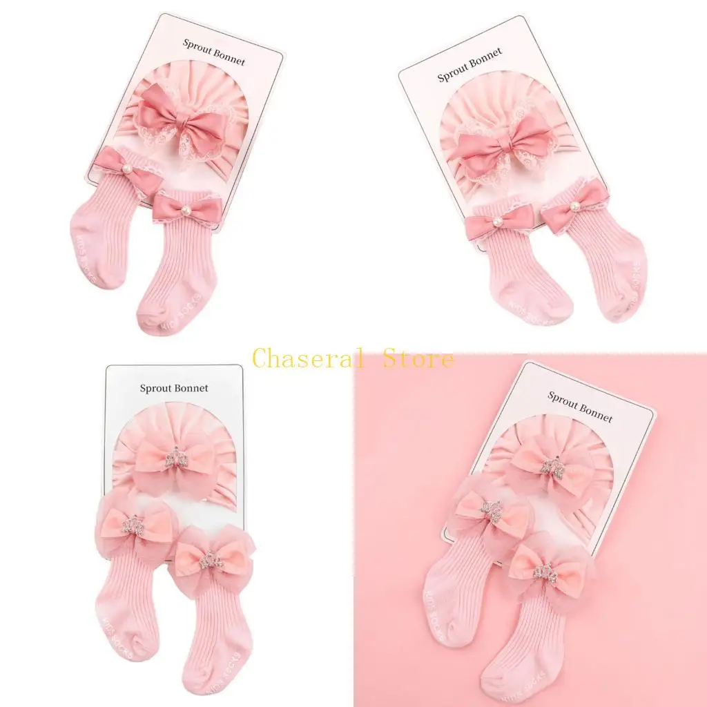 E7CE Newborn Infant Cotton Blend Hat with Matching Socks Comfort Outfit Essential Gift
E7CE Newborn Infant Cotton Blend Hat with Matching Socks Comfort Outfit Essential Gift