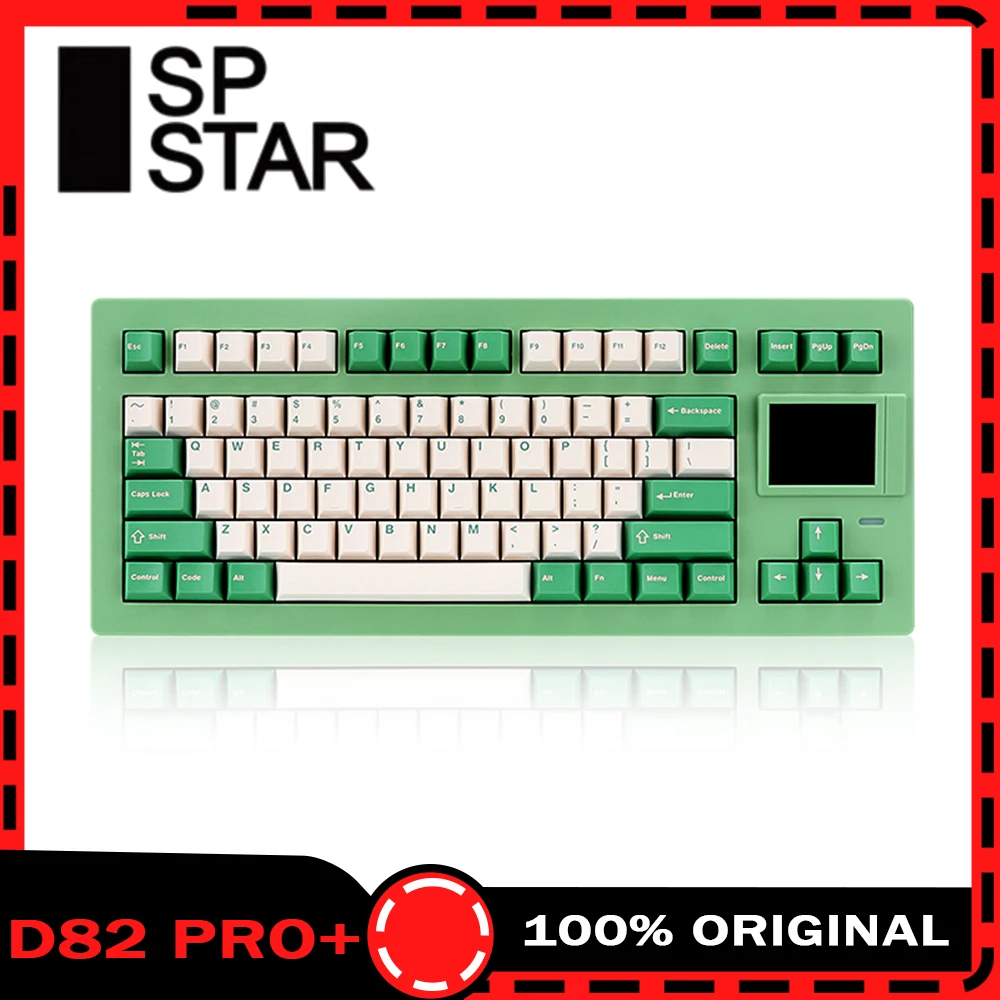 SP STAR D82 PRO Механическая клавиатура, трехрежимная прокладка, горячая замена, RGB, беспроводная геймерская клавиатура, индивидуальные игровые аксессуары, подарок
SP STAR D82 PRO Механическая клавиатура, трехрежимная прокладка, горячая замена, RGB, беспроводная геймерская клавиатура, индивидуальные игровые аксессуары, подарок