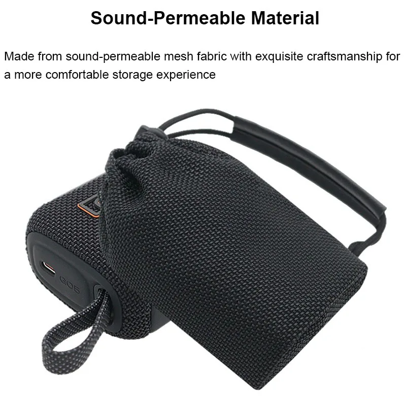 For JBL GO5 Speaker Package Storage Bag Carrying Pouch Sound Permeable Nylon Mesh Drawstring Portable Travel Bag
For JBL GO5 Speaker Package Storage Bag Carrying Pouch Sound Permeable Nylon Mesh Drawstring Portable Travel Bag