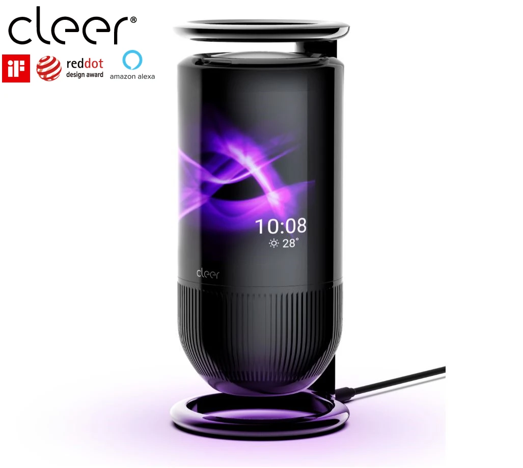 MIRAGE AMOLED LCD display wireless Alexa Speaker 3D Music led light with curved screen portable wifi smart Speaker
MIRAGE AMOLED LCD display wireless Alexa Speaker 3D Music led light with curved screen portable wifi smart Speaker