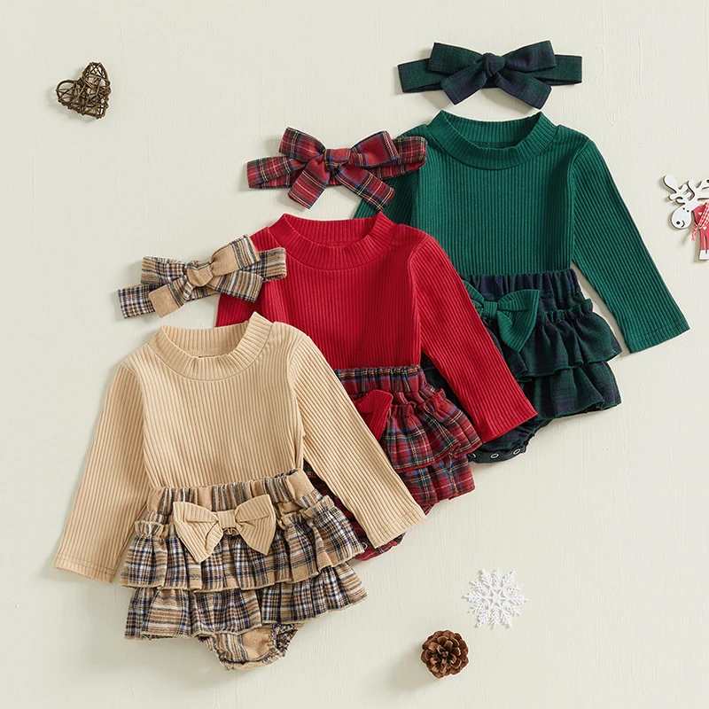 Toddler Infant Baby Girls Shorts Set Long Sleeve Crew Neck T-shirt Plaid Shorts Headband Fall Outfit Clothing Set
Toddler Infant Baby Girls Shorts Set Long Sleeve Crew Neck T-shirt Plaid Shorts Headband Fall Outfit Clothing Set