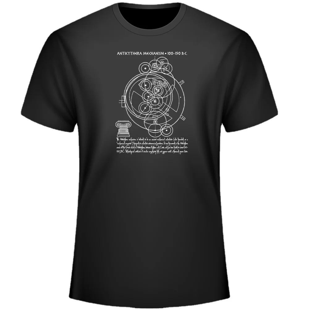 Ancient Greek Ancient Celestial Calculator Antikythera Mechanism T-Shirt. Summer Cotton Short Sleeve O-Neck Men's T Shirt S-3XL
Ancient Greek Ancient Celestial Calculator Antikythera Mechanism T-Shirt. Summer Cotton Short Sleeve O-Neck Men's T Shirt S-3XL