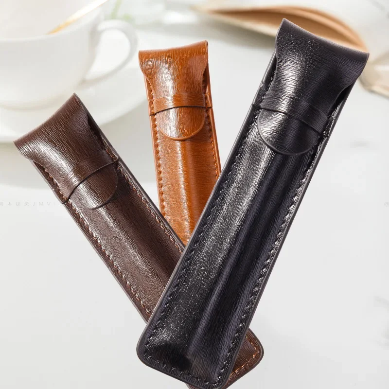 Pen Bags Separated By Single storage bags-Sided Leather of Pure-Color Stationery Case
Pen Bags Separated By Single storage bags-Sided Leather of Pure-Color Stationery Case