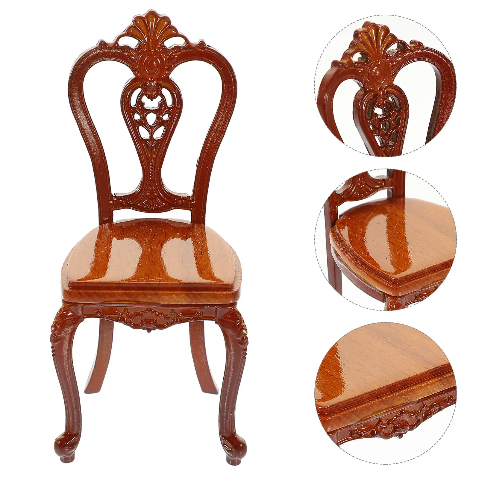 Miniature Metal Wood Vintage Chair Mini Furniture Decorative Chair for Mini House Decoration Supplies Wooden Furniture
Miniature Metal Wood Vintage Chair Mini Furniture Decorative Chair for Mini House Decoration Supplies Wooden Furniture