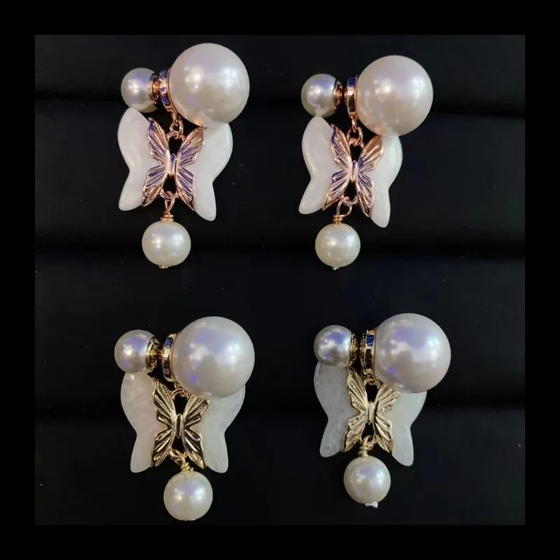 Dijia Earrings/D Home Earrings Classic Explosive Pearl Earrings Dijia CD Butterfly Earrings Women's High Version Silver Needle E
Dijia Earrings/D Home Earrings Classic Explosive Pearl Earrings Dijia CD Butterfly Earrings Women's High Version Silver Needle E