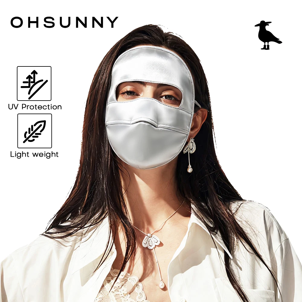 OHSUNNY Double-Layer Silk Sun Protection Full Face Mask Natural Silk Breathable Face Cover Women's Outdoor Anti UV Masks
OHSUNNY Double-Layer Silk Sun Protection Full Face Mask Natural Silk Breathable Face Cover Women's Outdoor Anti UV Masks