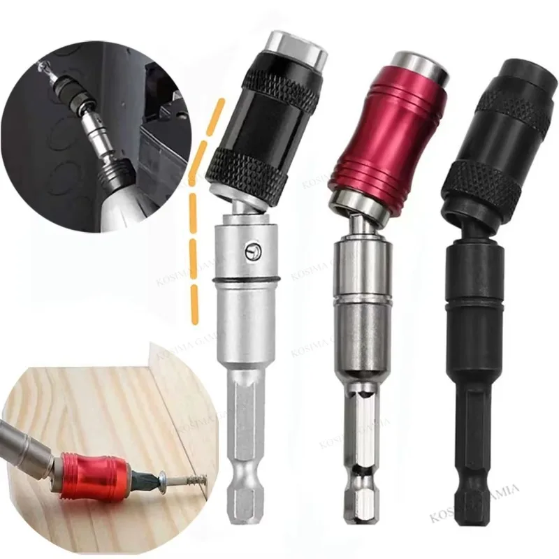 1/4 Inch Hex Quick Release Pivoting Screwdriver Magnetic Swiveling Bit Tip Holder Set Drill Bit Holder Drill Bit Extension Pivot
1/4 Inch Hex Quick Release Pivoting Screwdriver Magnetic Swiveling Bit Tip Holder Set Drill Bit Holder Drill Bit Extension Pivot