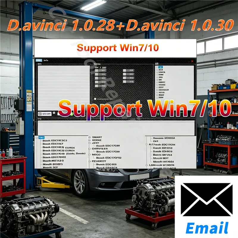 D.avinci 1.0.30 Work on KESS/KTAG+D.avinci 1.0.28 PRO Software Support Win 7/10/11
D.avinci 1.0.30 Work on KESS/KTAG+D.avinci 1.0.28 PRO Software Support Win 7/10/11