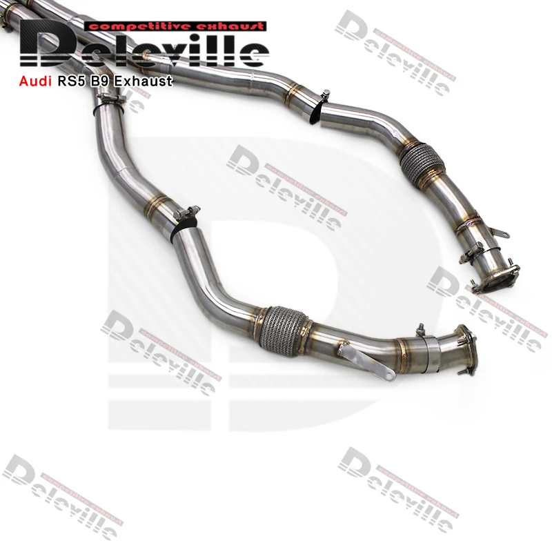 OBM Valvetronic Catback Exhaust For Audi RS4/RS5 B9/B9.5 2.9T 2017-2024 Black Carbon Fiber Tips Muffler Pipe
OBM Valvetronic Catback Exhaust For Audi RS4/RS5 B9/B9.5 2.9T 2017-2024 Black Carbon Fiber Tips Muffler Pipe