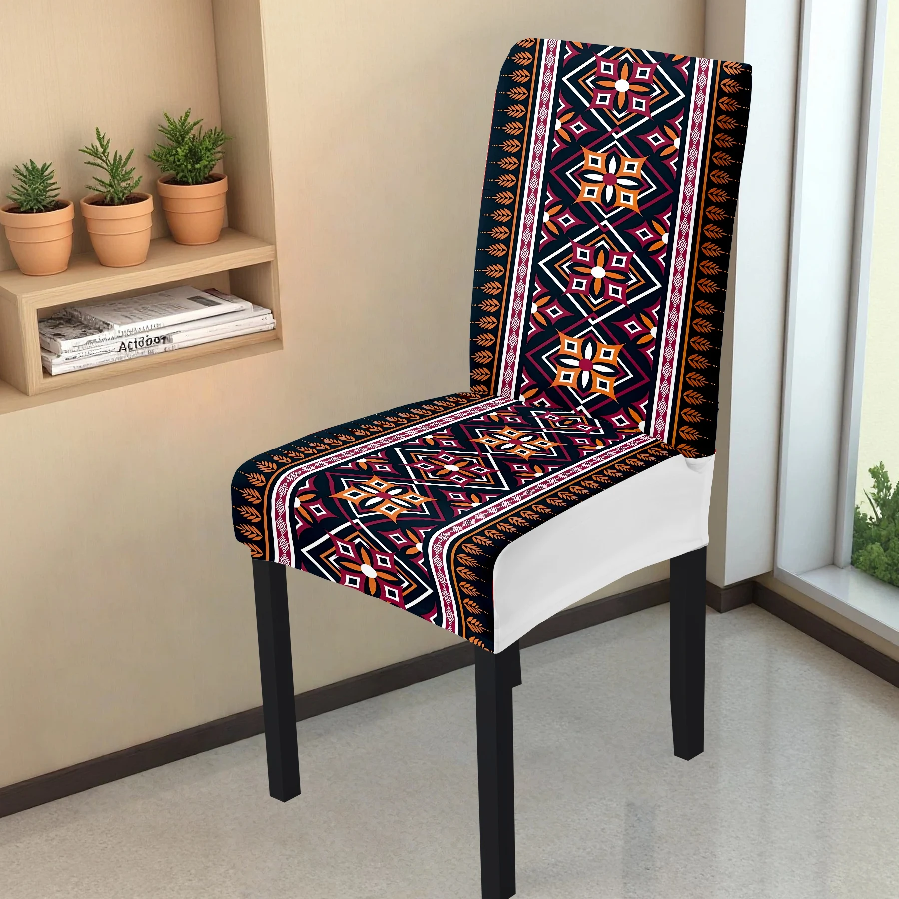 Bohemian Ethnic Pattern Elastic Chair Cover, 2024 New Full - Coverage Chair Slipcover, Washable & Fade - R
Bohemian Ethnic Pattern Elastic Chair Cover, 2024 New Full - Coverage Chair Slipcover, Washable & Fade - R