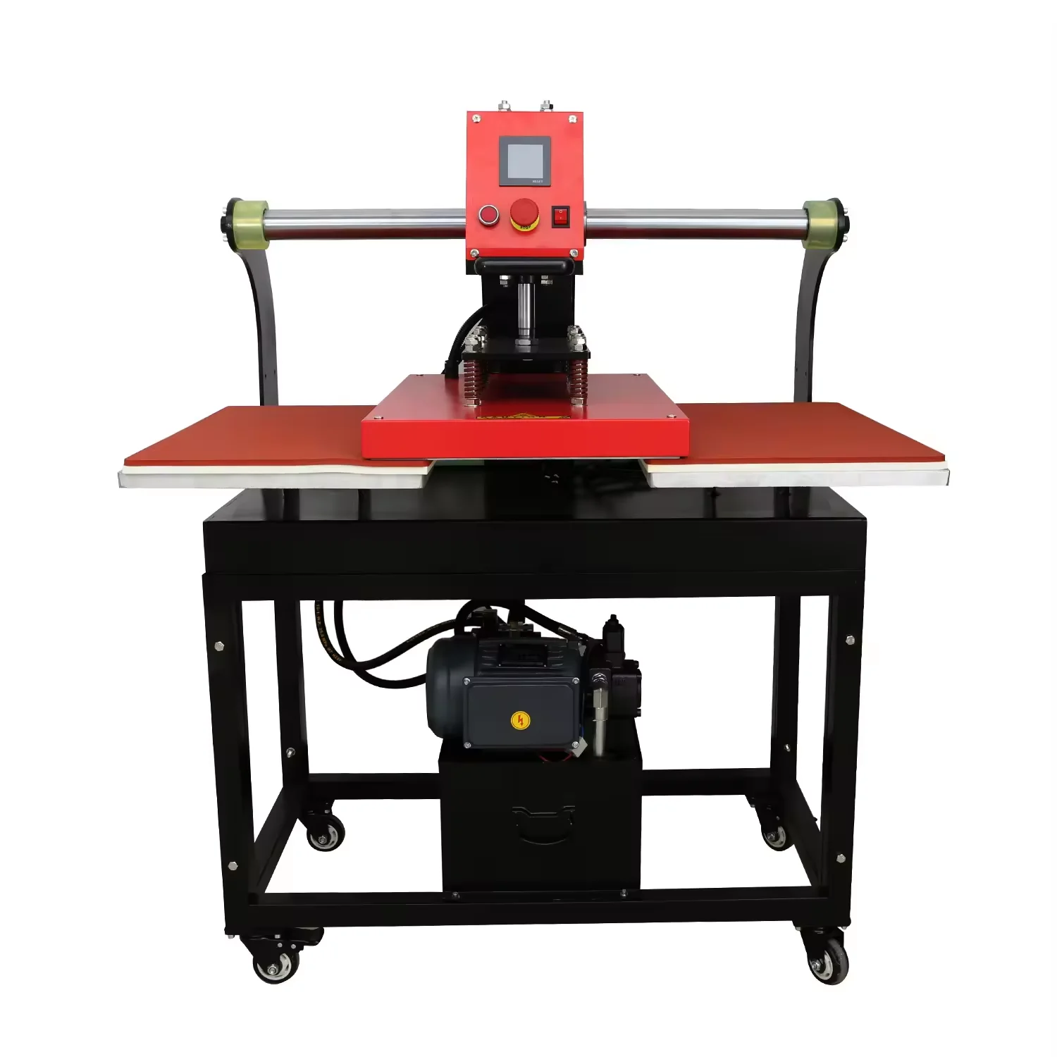 Dual Head Hydraulic Automatic Double Station Clothing Transfer Oil Heat Press Machine
Dual Head Hydraulic Automatic Double Station Clothing Transfer Oil Heat Press Machine