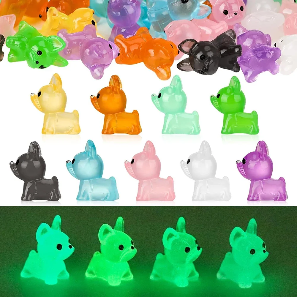 45Pcs Luminous Mini Resin Dogs Miniature Dog Figurines Cute Small Dog Statues Glow in The Dark for Micro Landscape Garden
45Pcs Luminous Mini Resin Dogs Miniature Dog Figurines Cute Small Dog Statues Glow in The Dark for Micro Landscape Garden