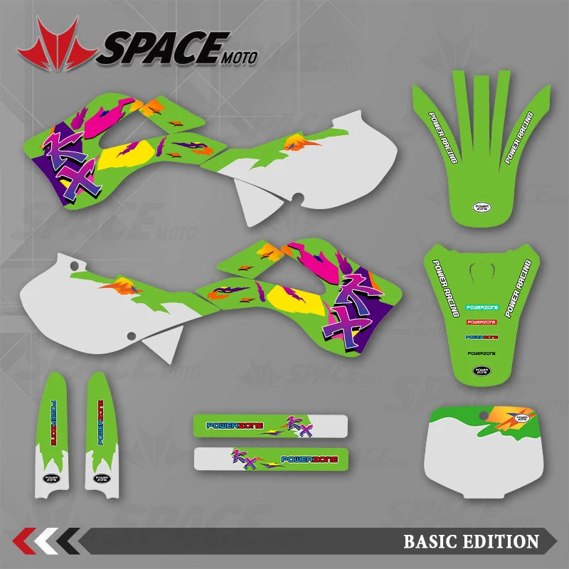 SPACE MOTO Graphics Background Decals Stickers Motorcycle For KAWASAKI 99-02 KX 125-250
SPACE MOTO Graphics Background Decals Stickers Motorcycle For KAWASAKI 99-02 KX 125-250