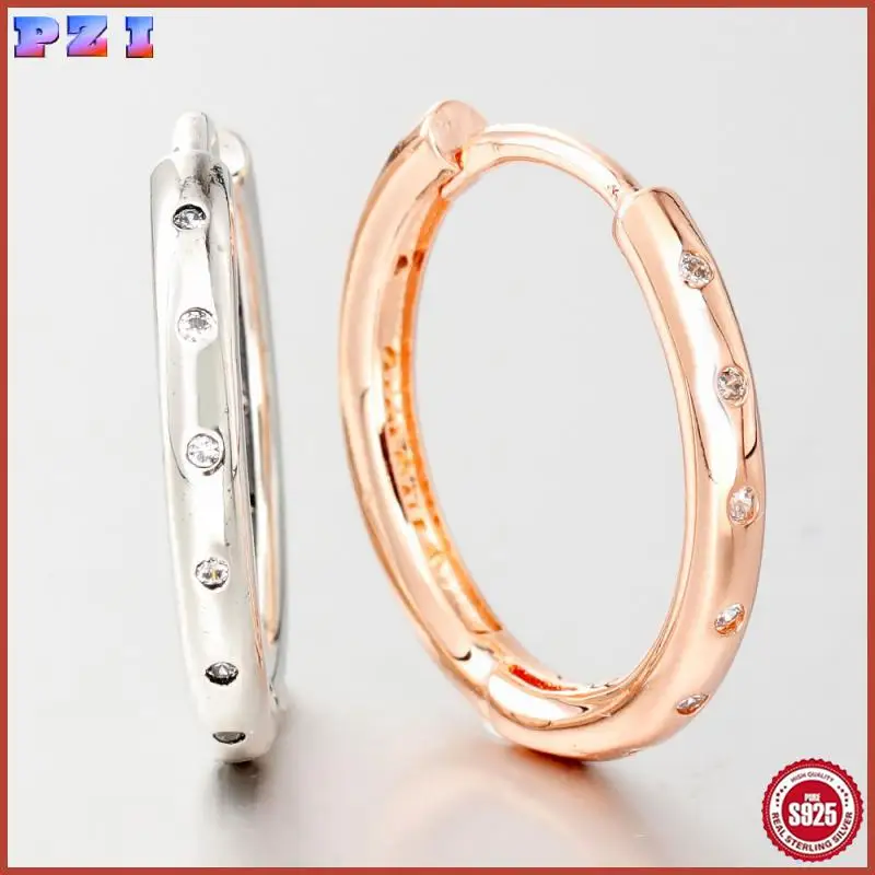 Original Authentic 925 Sterling Silver Sparkling Round Water Droplet Earrings Women Fashion Jewelry Gift
Original Authentic 925 Sterling Silver Sparkling Round Water Droplet Earrings Women Fashion Jewelry Gift