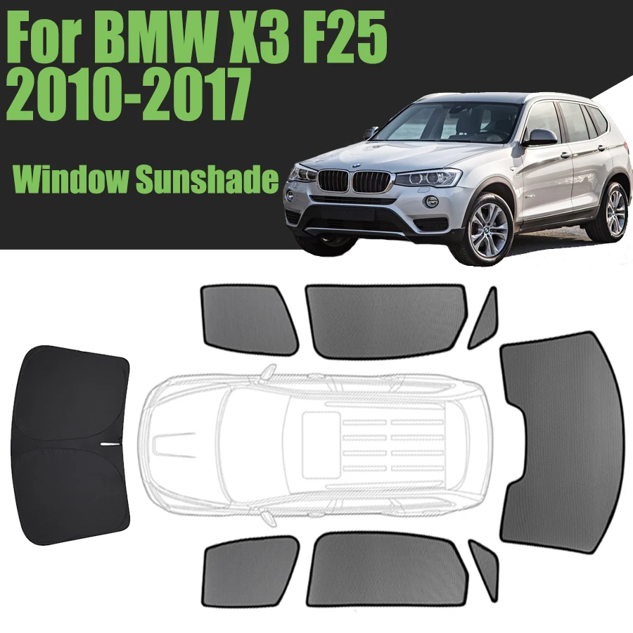 Custom Car Window Sunshade For BMW X3 F25 2010-2017 Magnetic Curtain Mesh Front Windshield Frame Curtain
Custom Car Window Sunshade For BMW X3 F25 2010-2017 Magnetic Curtain Mesh Front Windshield Frame Curtain