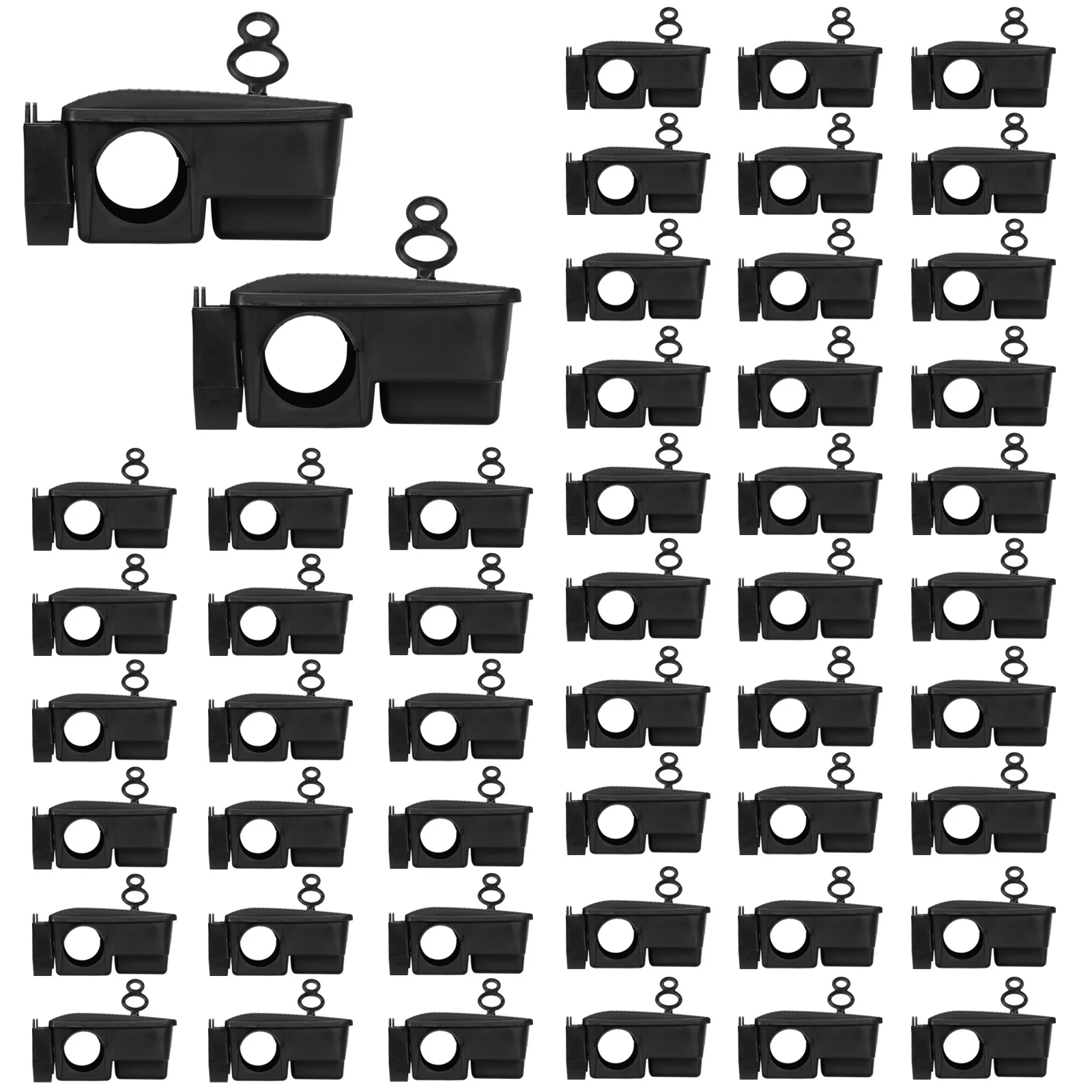 50 Packs Mouse Bait Station Mice Box with Key Heavy-Duty Outdoor Rat Bait Box for Keeping Pets and Children Safe
50 Packs Mouse Bait Station Mice Box with Key Heavy-Duty Outdoor Rat Bait Box for Keeping Pets and Children Safe