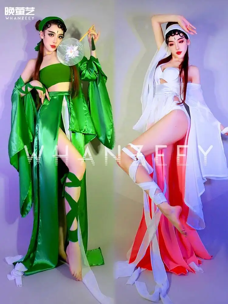 Halloween Cosplay Art Bar Gogo Loong Boat Festival Costume Women's Ancient Party Nightclub New Big Blue Snake White Snake
Halloween Cosplay Art Bar Gogo Loong Boat Festival Costume Women's Ancient Party Nightclub New Big Blue Snake White Snake