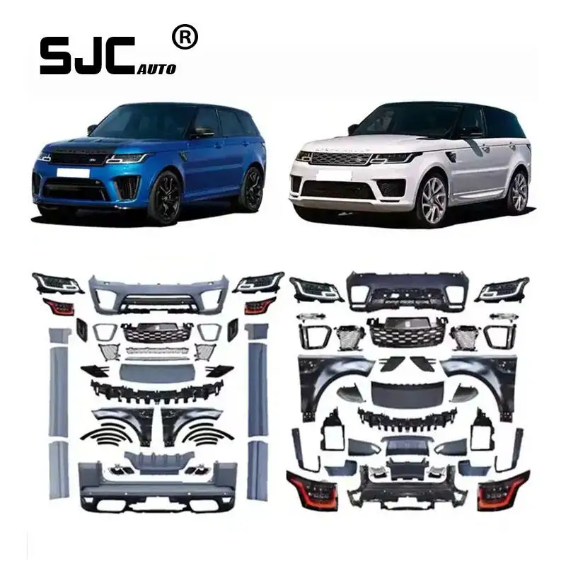 Обвес для подтяжки лица SJC для Range Rover Sport 2014-2017, обновленное обновление на 2018-2021 годы, комплекты кузова SVR
Обвес для подтяжки лица SJC для Range Rover Sport 2014-2017, обновленное обновление на 2018-2021 годы, комплекты кузова SVR