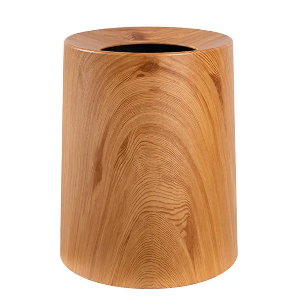 Wood Grain Trash Can Household Garbage Container Decorative Waste Basket Modern Hidden Abs Lidless Creative Storage Tidy
Wood Grain Trash Can Household Garbage Container Decorative Waste Basket Modern Hidden Abs Lidless Creative Storage Tidy