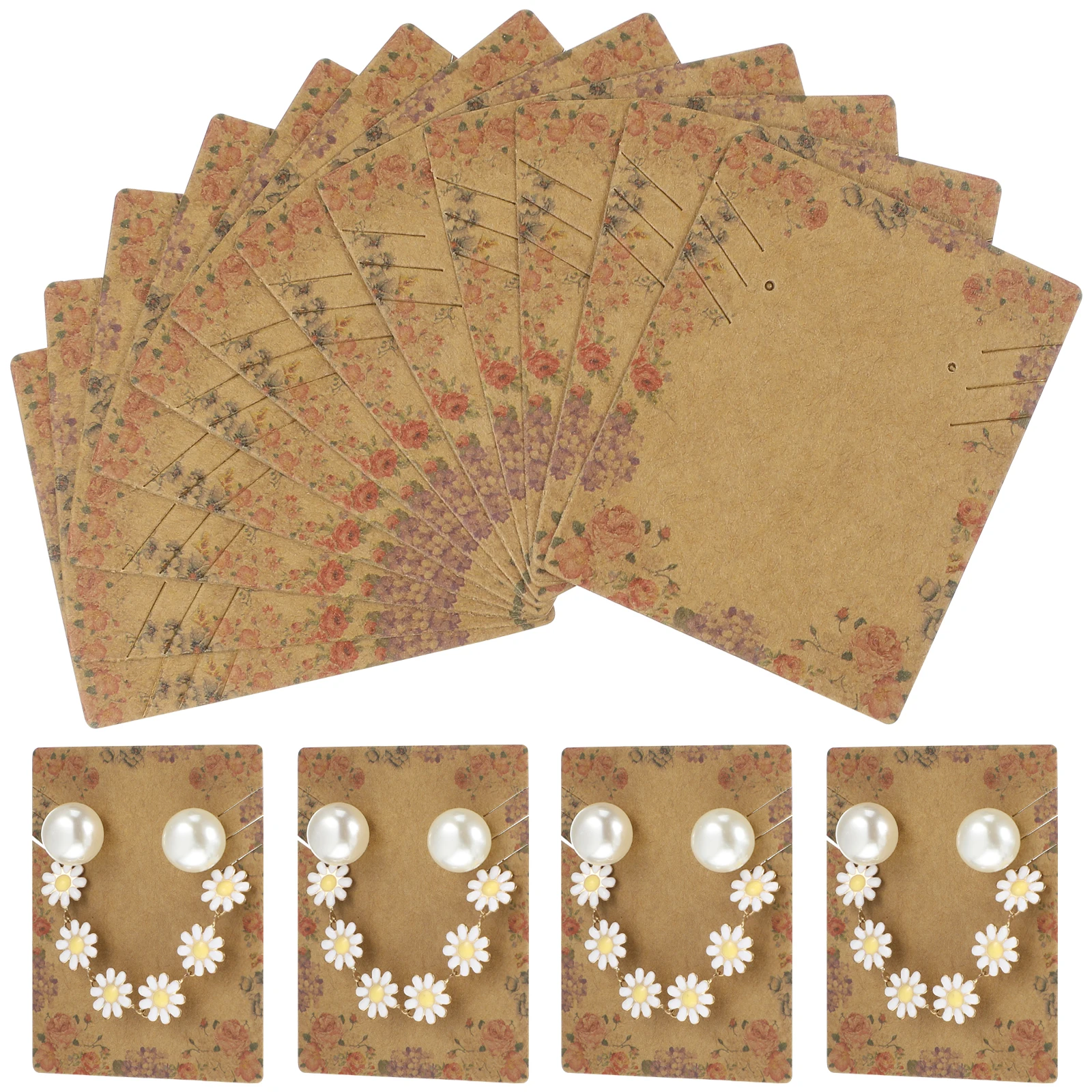 100 Pcs Jewelry Display Cards Set Necklace Earrings Holding Cards Lightweight Reusable Storage Supplies Safe Material
100 Pcs Jewelry Display Cards Set Necklace Earrings Holding Cards Lightweight Reusable Storage Supplies Safe Material