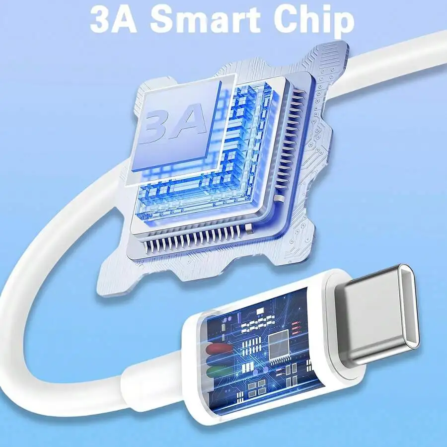 White USB C To C Cable 60W Fast Charging PD 3.0 QC 3.0 480Mbps Data Transfer For iPhone
White USB C To C Cable 60W Fast Charging PD 3.0 QC 3.0 480Mbps Data Transfer For iPhone