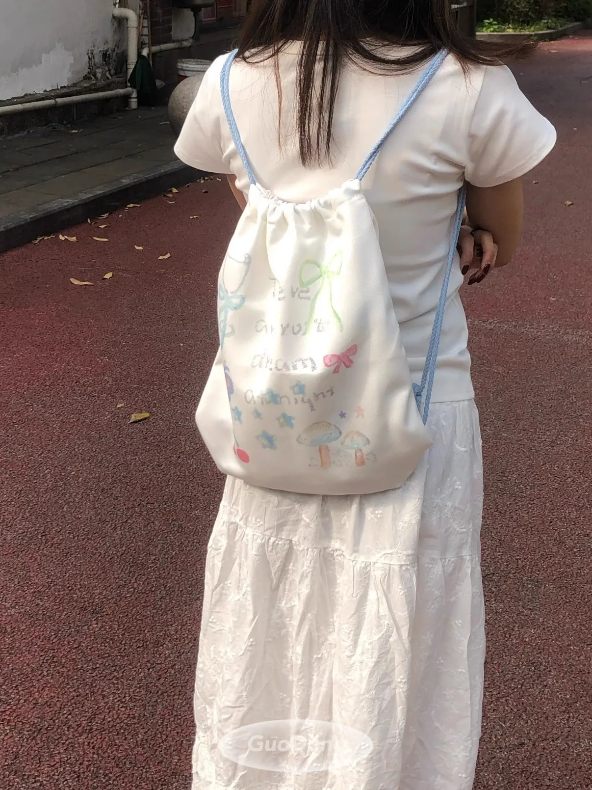 Miyagawa Niche Design Cute Grid Graffiti Drawstring Bag for Girls Causal Fashion Sweet Backpacks
Miyagawa Niche Design Cute Grid Graffiti Drawstring Bag for Girls Causal Fashion Sweet Backpacks