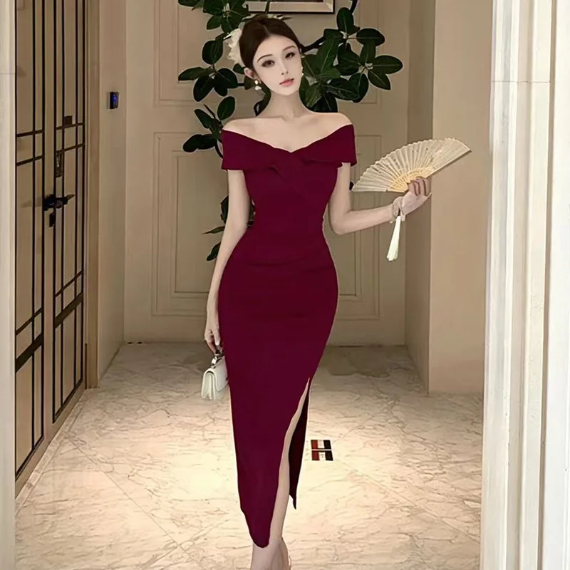 Southeast Asian Luxury Ladies One Shoulder Dress Design Sensation Slimming Waist Exposure Shoulder Ceremony Dress
Southeast Asian Luxury Ladies One Shoulder Dress Design Sensation Slimming Waist Exposure Shoulder Ceremony Dress