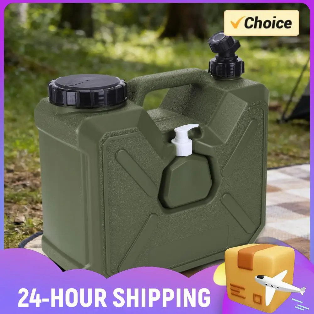 18L Camping Water Container with Spigot and Hand Sanitizer Bottle Emergency Water Storage Tank for Outdoor Hiking Picnic
18L Camping Water Container with Spigot and Hand Sanitizer Bottle Emergency Water Storage Tank for Outdoor Hiking Picnic
