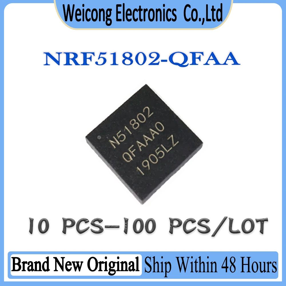 New Original NRF51802-QFAA NRF51802-QFA NRF51802-QF NRF51802 NRF IC MCU Chip QFN-48
New Original NRF51802-QFAA NRF51802-QFA NRF51802-QF NRF51802 NRF IC MCU Chip QFN-48