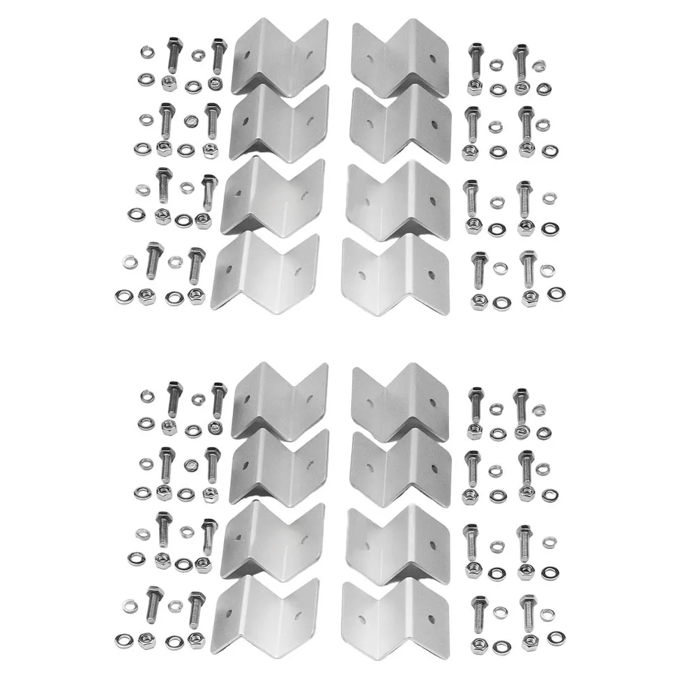 16PCS Solar Panel Mounting Bracket Set Z Shaped Aluminum Alloy Design for Secure Installation on Various Roofs
16PCS Solar Panel Mounting Bracket Set Z Shaped Aluminum Alloy Design for Secure Installation on Various Roofs