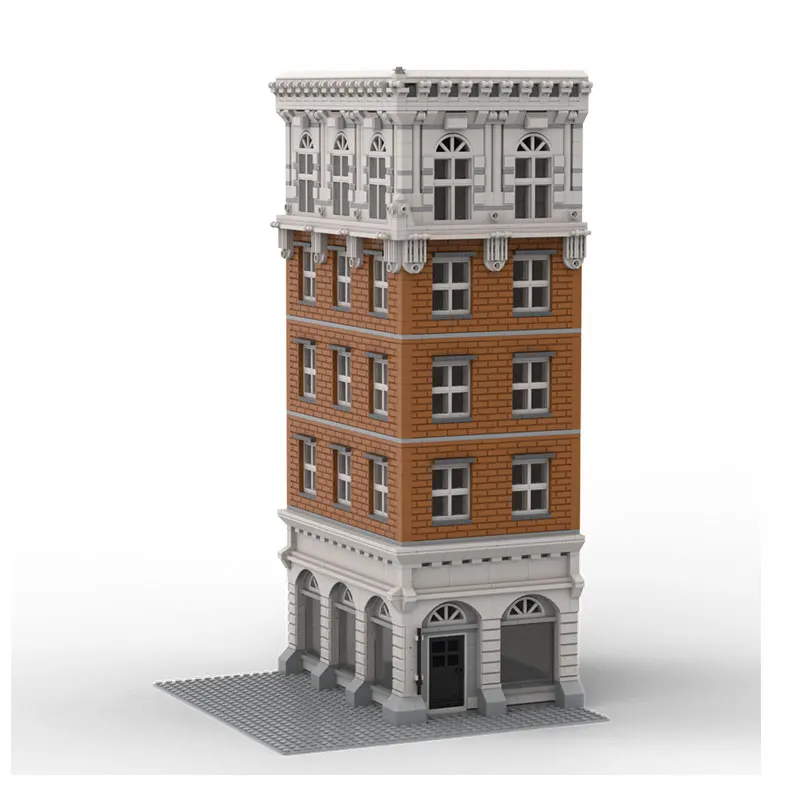 MOC Streetscape Architecture European Retro Corner House Collectible Model Small Particle Assembly Building Block Toy 1670pcs
MOC Streetscape Architecture European Retro Corner House Collectible Model Small Particle Assembly Building Block Toy 1670pcs