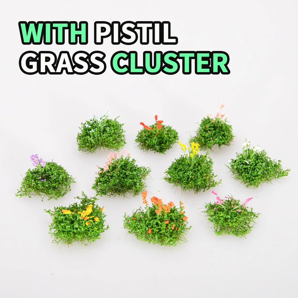 Diy Simulation Plant Materials Flower/Grass Clusters Model For Making Garden Building Sand Table Landscape Layout Diorama Kits
Diy Simulation Plant Materials Flower/Grass Clusters Model For Making Garden Building Sand Table Landscape Layout Diorama Kits