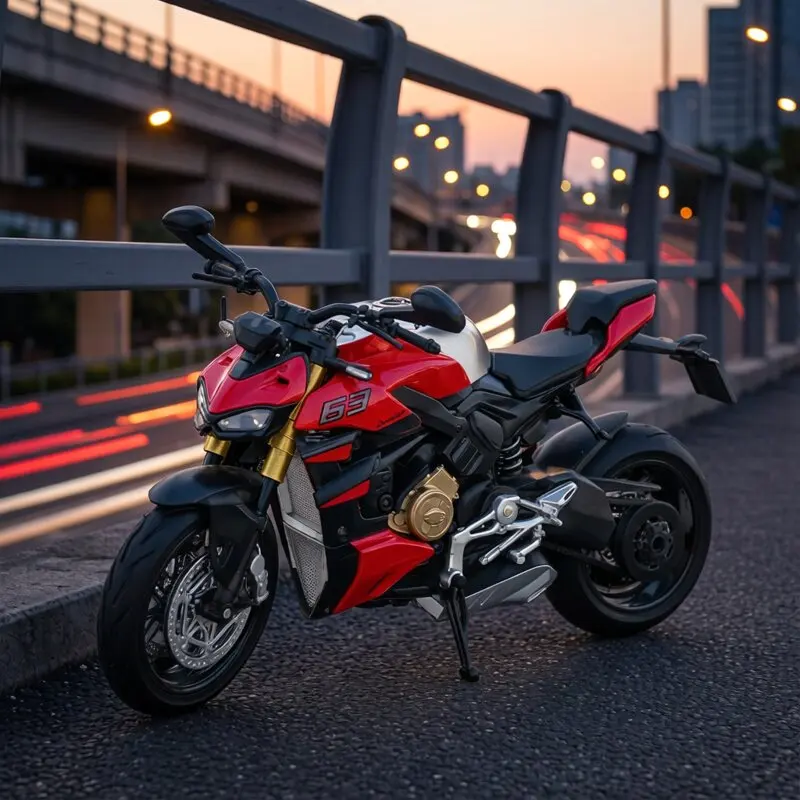 Diecast 1/12 Ducati V4S Alloy Motorcycle Model Alloy Toy Vehicle Birthday Gift Collection Miniature Voiture Home Decor Hobby
Diecast 1/12 Ducati V4S Alloy Motorcycle Model Alloy Toy Vehicle Birthday Gift Collection Miniature Voiture Home Decor Hobby