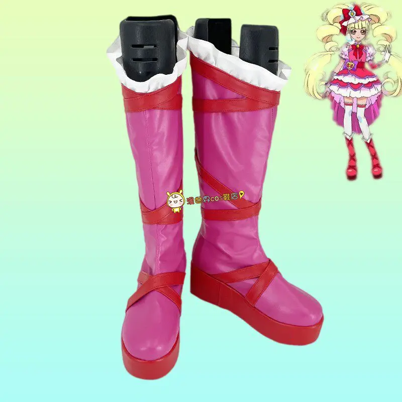 HUGtto! Pretty Cure Ruru Amour Cosplay Shoes Cure Amour Pink Boots Party Halloween Boots Handmade Faux Leather Boots
HUGtto! Pretty Cure Ruru Amour Cosplay Shoes Cure Amour Pink Boots Party Halloween Boots Handmade Faux Leather Boots