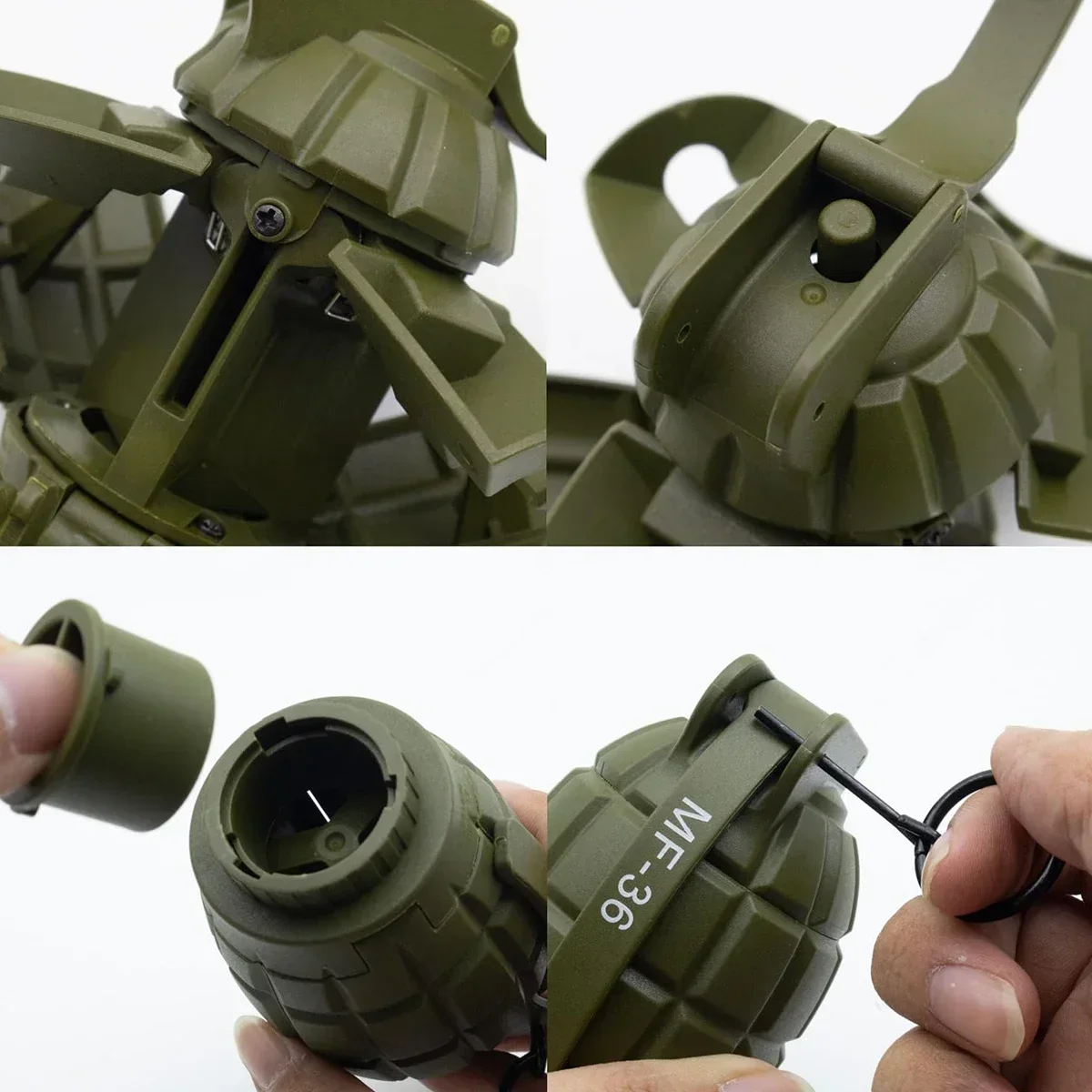 1/2PCS MF-36 Hand Grenades Plastic Toy Dummy Grenade Model Tactcial Airsoft Paintball Role Play Prop
1/2PCS MF-36 Hand Grenades Plastic Toy Dummy Grenade Model Tactcial Airsoft Paintball Role Play Prop