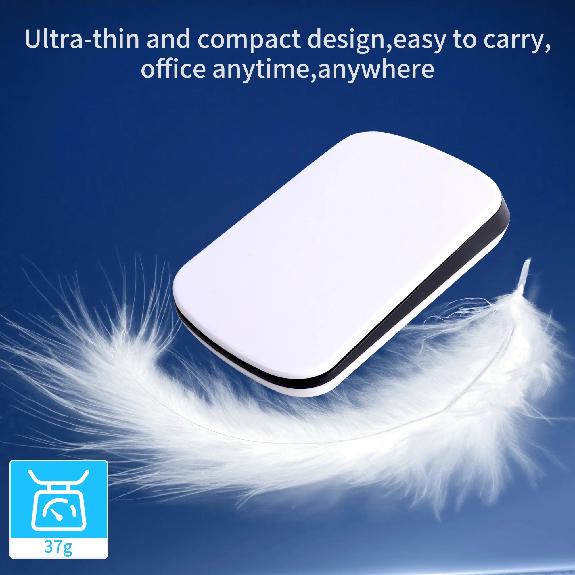 2.4GHz Wireless Touch Mouse Ultra-thin 37g Portable Silent Optical Mouse with USB Receiver Plug and Play for Laptop PC Desktop
2.4GHz Wireless Touch Mouse Ultra-thin 37g Portable Silent Optical Mouse with USB Receiver Plug and Play for Laptop PC Desktop