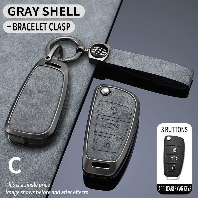 Zinc Alloy Leather Car Remote Key Case Cover For Audi A1 A3 8P A4 A5 A6 C7 A7 S3 S7 S8 R8 Q2 Q3 Q5 Q7 Q8 SQ5 TT RS3 RS6 Keychain
Zinc Alloy Leather Car Remote Key Case Cover For Audi A1 A3 8P A4 A5 A6 C7 A7 S3 S7 S8 R8 Q2 Q3 Q5 Q7 Q8 SQ5 TT RS3 RS6 Keychain