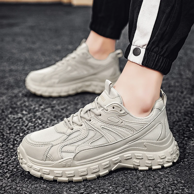 Daddy Shoes Дышащая и износостойкая повседневная обувь с сеткой Нескользящая подошва из шин Спортивные кроссовки
Daddy Shoes Дышащая и износостойкая повседневная обувь с сеткой Нескользящая подошва из шин Спортивные кроссовки