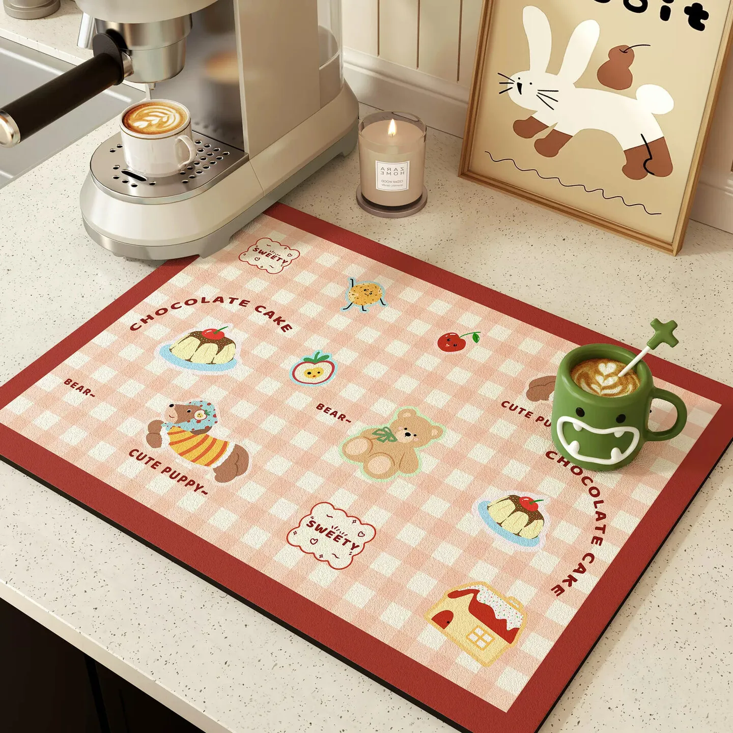 Waterproof Oil Absorbent Kitchen Coffee Machine Drain Pad Silicon Dendroid Absorbent Cool Pad Anti-Slip Dining Table Mat
Waterproof Oil Absorbent Kitchen Coffee Machine Drain Pad Silicon Dendroid Absorbent Cool Pad Anti-Slip Dining Table Mat
