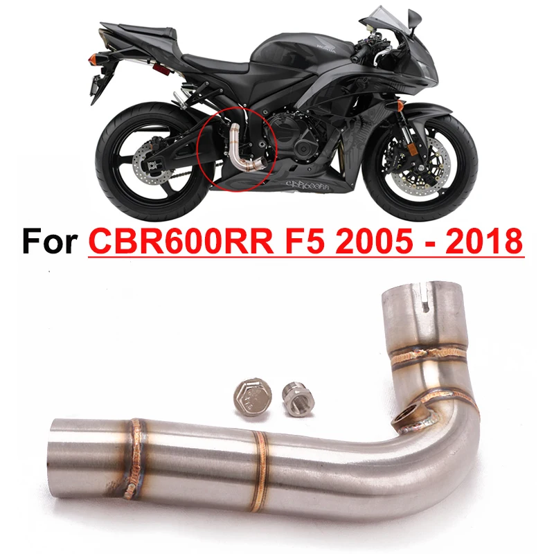 Slip On For Honda CBR600RR F5 2008 - 2016 Years Motorcycle Exhaust System Escape Moto Modified Middle Link Pipe Tube Muffler
Slip On For Honda CBR600RR F5 2008 - 2016 Years Motorcycle Exhaust System Escape Moto Modified Middle Link Pipe Tube Muffler