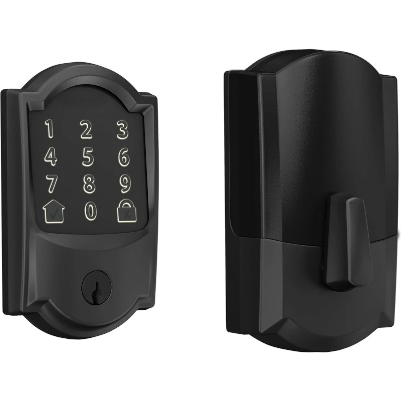 Encode Smart Wi-Fi мерцающий болт с отделкой Camelot в матовом черном цвете, только замок
Encode Smart Wi-Fi мерцающий болт с отделкой Camelot в матовом черном цвете, только замок