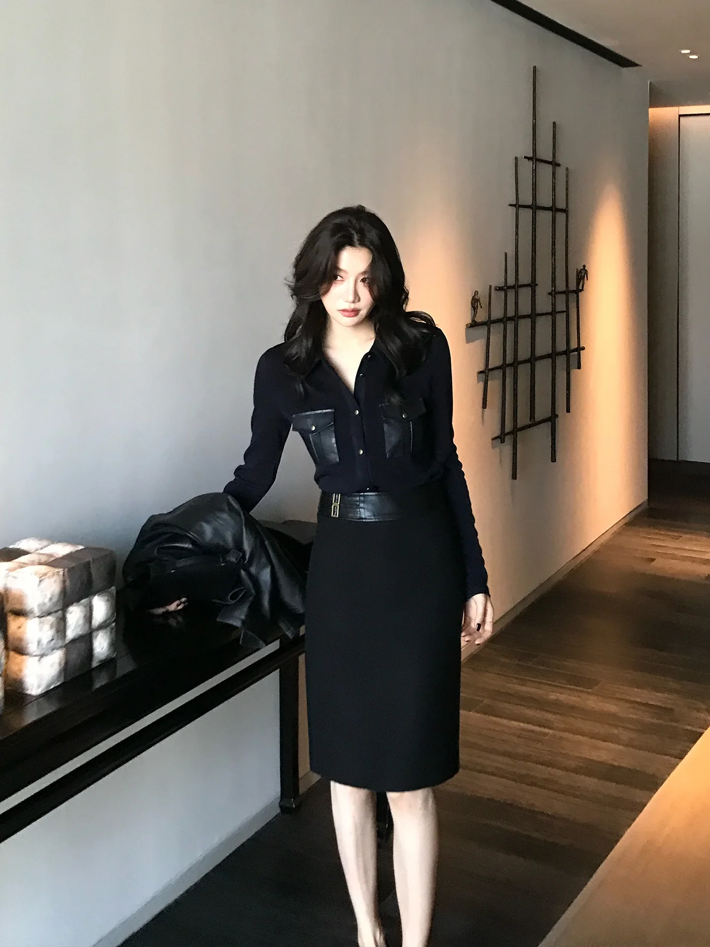 Юбка-карандаш Dragon Xier Bla из смесовой шерсти с высокой талией, прямого кроя, женская, утягивающая, офисная, модель K30
Юбка-карандаш Dragon Xier Bla из смесовой шерсти с высокой талией, прямого кроя, женская, утягивающая, офисная, модель K30