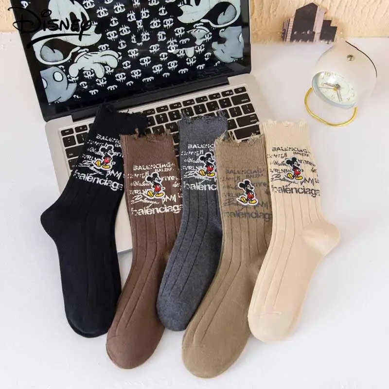 Miniso Kawaii Disney Anime In Tube Socks Cute Mickey Mouse Cartoon Fashionable and Sweet Versatile Absorption Socks Girls Gifts
Miniso Kawaii Disney Anime In Tube Socks Cute Mickey Mouse Cartoon Fashionable and Sweet Versatile Absorption Socks Girls Gifts